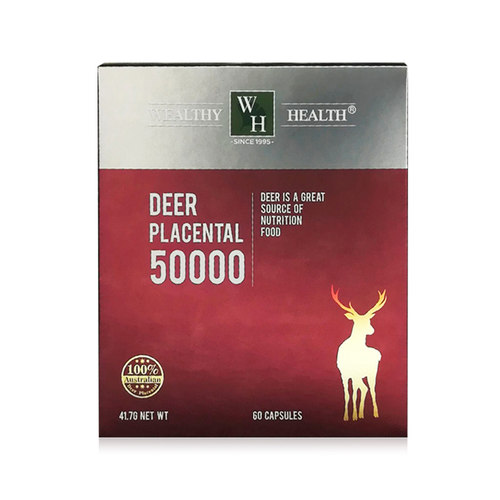 wealthy health富康澳洲鹿提取素胎盘胶囊60粒