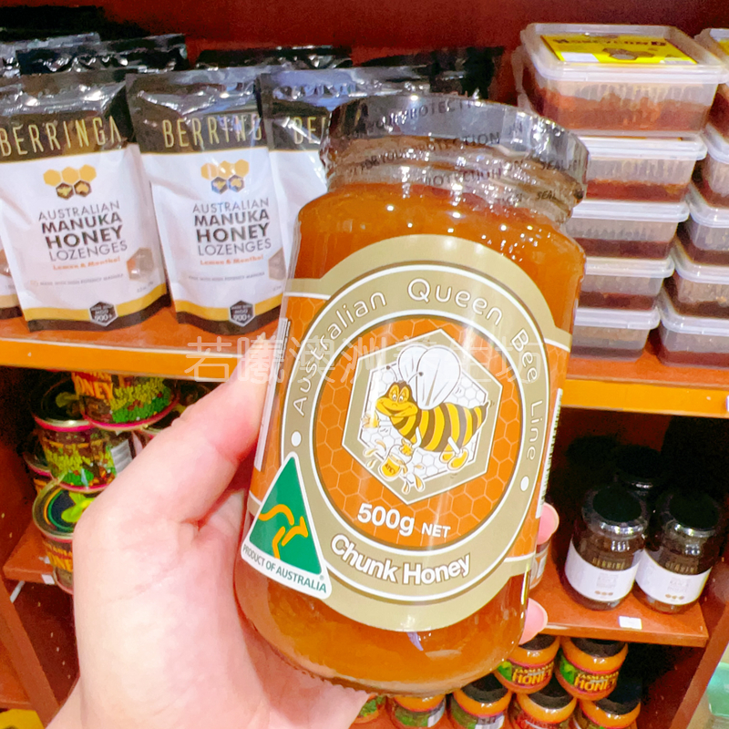 澳洲原装进口AUSTRALIAN QUEEN BEE LINE蜂蜜500g正品