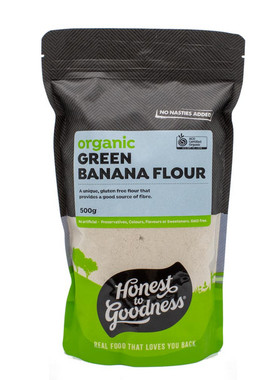 澳洲原装进口HONEST GOODNESS organic绿香蕉粉无添加500g正品