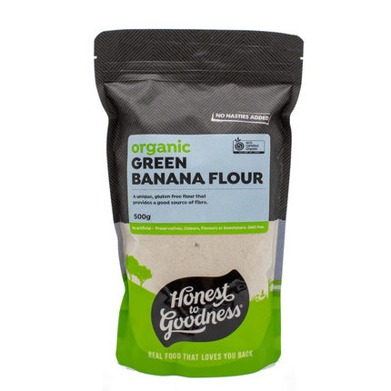 澳洲原装进口HONEST GOODNESS organic绿香蕉粉无添加500g正品