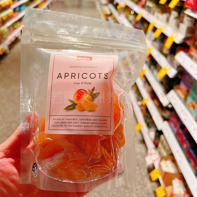 澳洲原装进口Coles新鲜杏干无添加烘焙杏子果干儿童零食200g