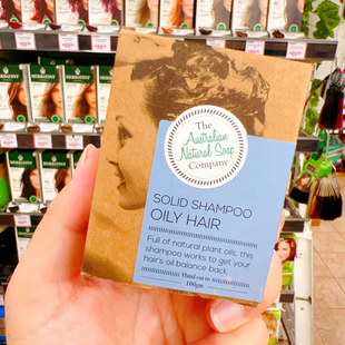 澳洲原装进口the australian natural soap洗发皂清洁舒缓100g