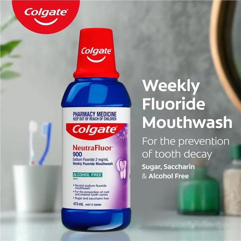 澳洲直邮 原装进口colgate 高露漱口水 口气清新473ml