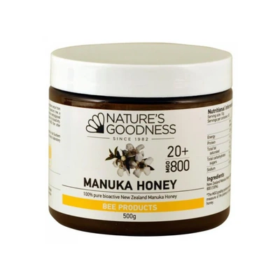 澳洲原装进口Nature's Goodness 麦卢卡蜂蜜 MGO800+ 500g正品