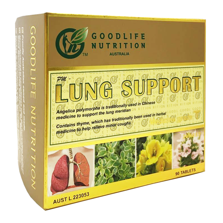 澳洲原装进口GOODLIFE NUTRITION肺片 空气吸烟 90粒