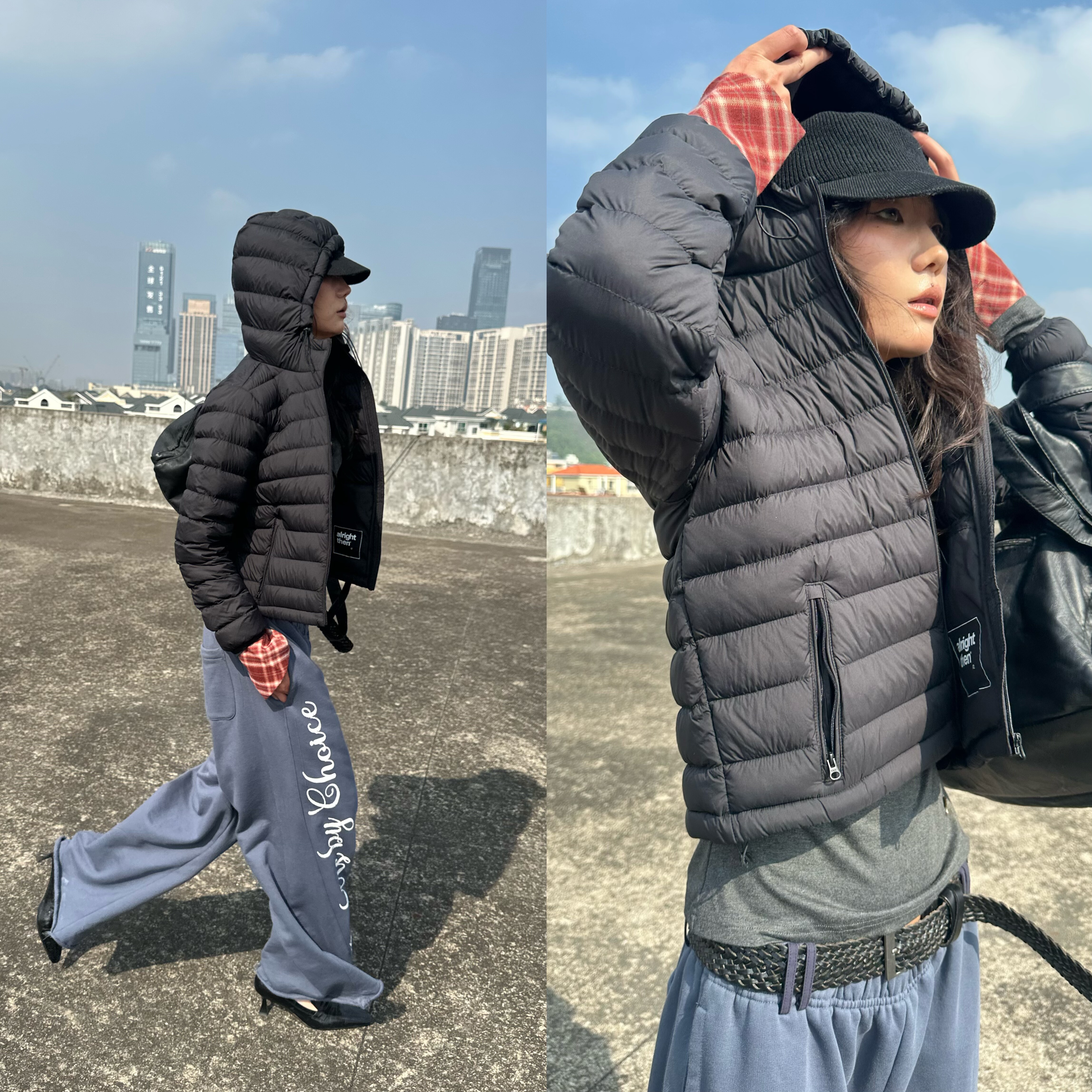 现 薄款WEEEECHAN 90白鸭绒宽松正肩短款连帽外套绗缝轻薄羽绒服,女装/女士精品,羽绒服,淘宝优惠券,粉丝福利购,淘宝优惠卷