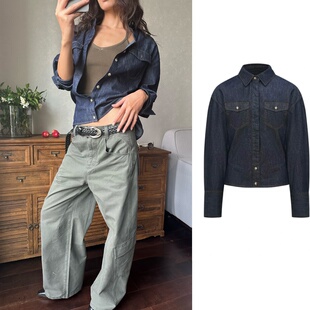 现货还原 WEEEECHAN次日早晨  可收腰落肩廓形原牛衬衫 原牛