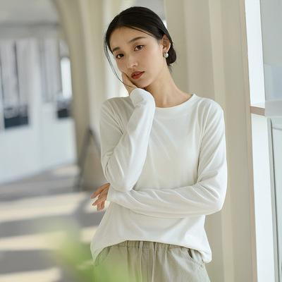 白色打底衫女内搭可外穿洋气