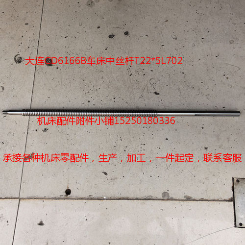 大连CD6166B车床中丝杆T22*5L702