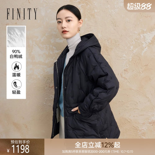 宽松连帽羽绒服FINITY时尚