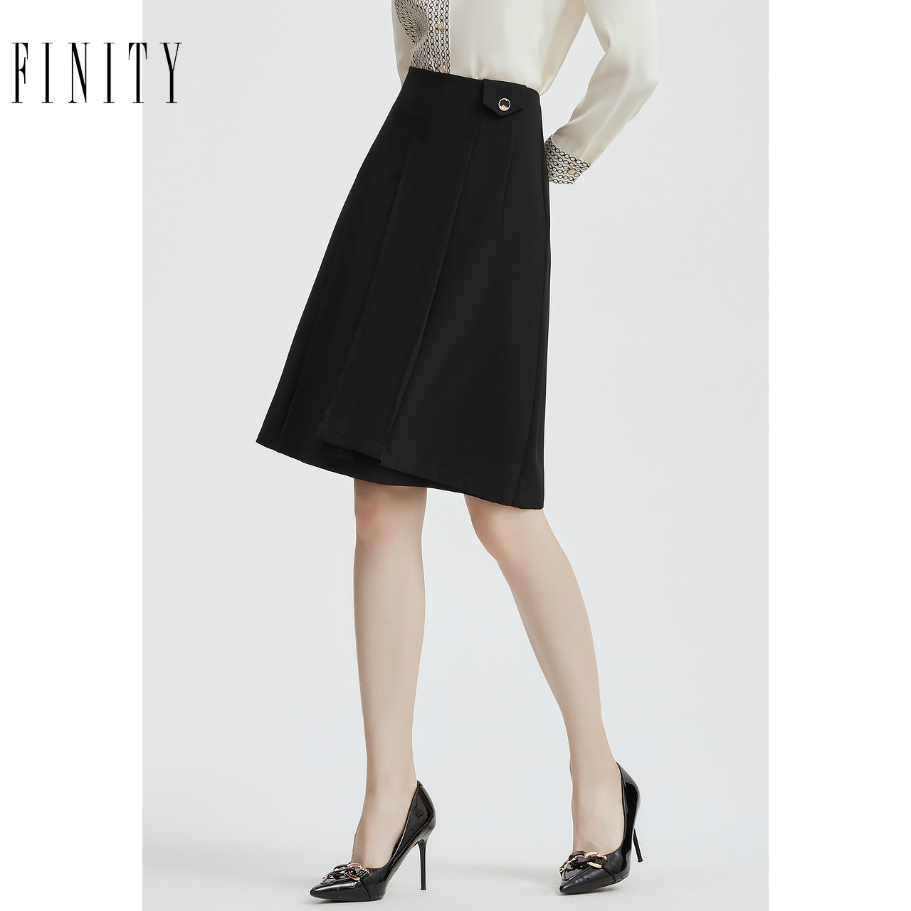 FINITY简约显瘦气质半身裙