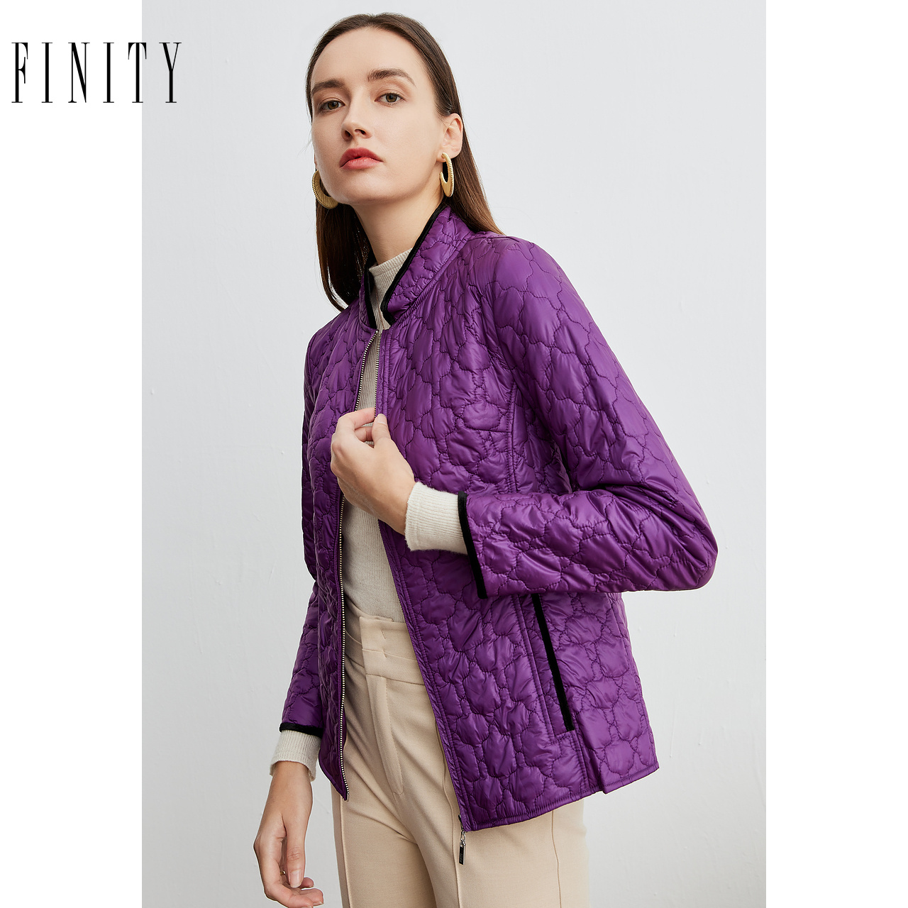 FINITY时尚保暖短款棉衣