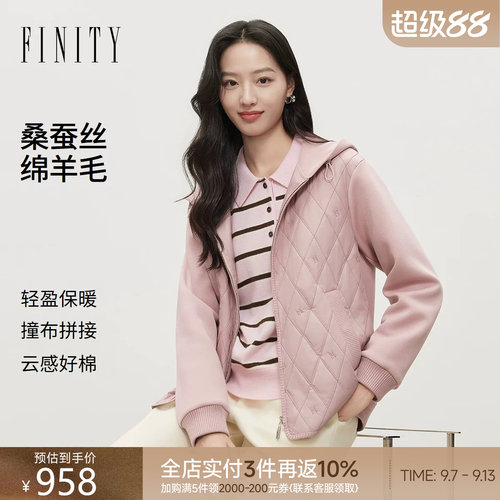 FINITY菲妮迪棉服2026冬季新款通勤长袖显瘦遮肉高级感短款外套女