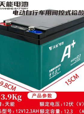 天能12v12AH12铅酸蓄电池