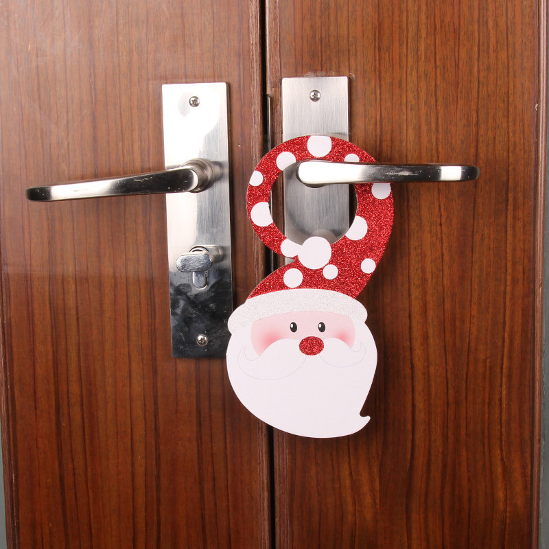 圣诞节装饰品  圣诞用品挂件 氛围布置圣诞门挂 雪人老人圣诞鹿