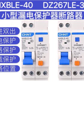 正泰带空气家用220v双漏电保护器