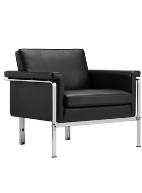 意式极简不锈钢沙发椅休闲椅Horst Brüning HB 6911 Easy Chair