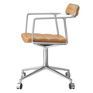 意式极简书椅 Vipp452 Swivel椅北欧后现代电脑椅办公椅旋转复刻