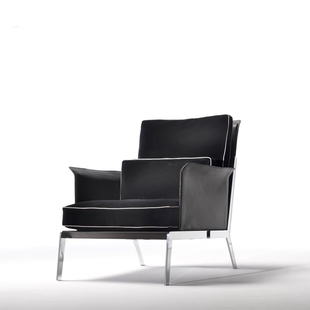 意式极简沙发椅Happy Hour chair 艺术金属设计 Antonio Citterio