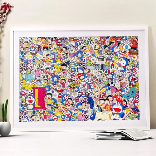 村上隆哆啦a梦太阳花儿童益智