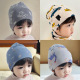 4岁 12月婴儿保暖套头帽1 韩式 无骨双层儿童帽子a类纯棉宝宝帽子6