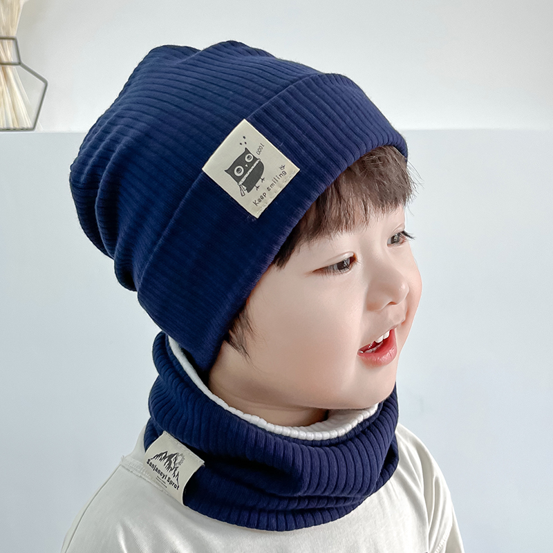 多巴胺新款套头帽套装儿童帽子
