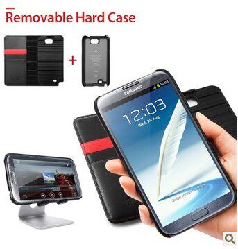 N7105手机保护壳 note2正品原装皮套 GT-N7102保护套 韩国SGP