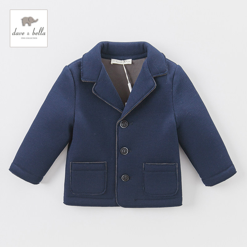 Manteau pour garcon DAVEBELLA en flanelle - Ref 2161312 Image 1