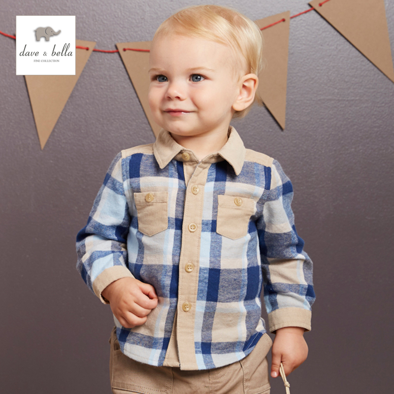 Chemise garcon DAVEBELLA à manche longue - Ref 2074209 Image 1