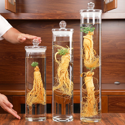 中药材生物标本瓶透明高硼硅玻璃