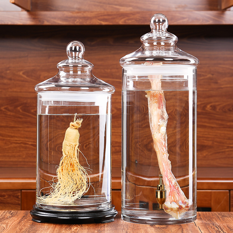 高硼硅玻璃泡酒瓶家用高档密封罐