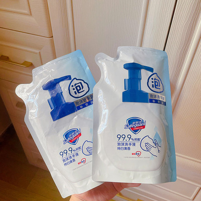 舒肤佳纯白清香洗手液袋装200ml
