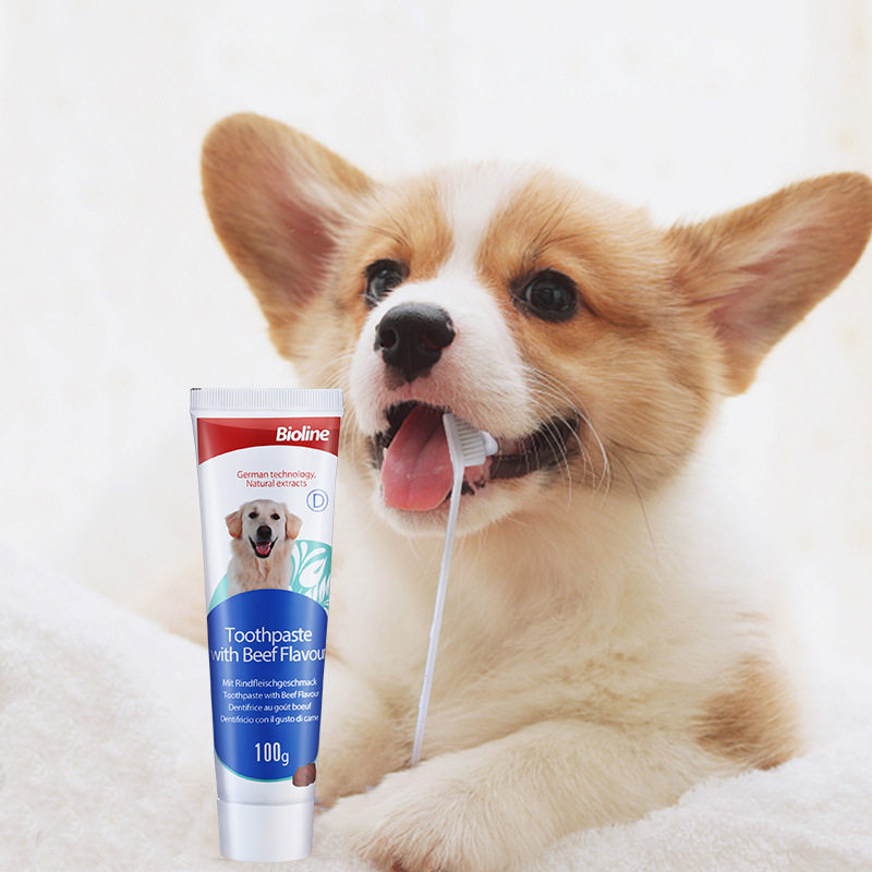 Bioline斑澜宠物牙膏可食用狗狗牙刷犬用刷牙口臭牙齿清洁用品