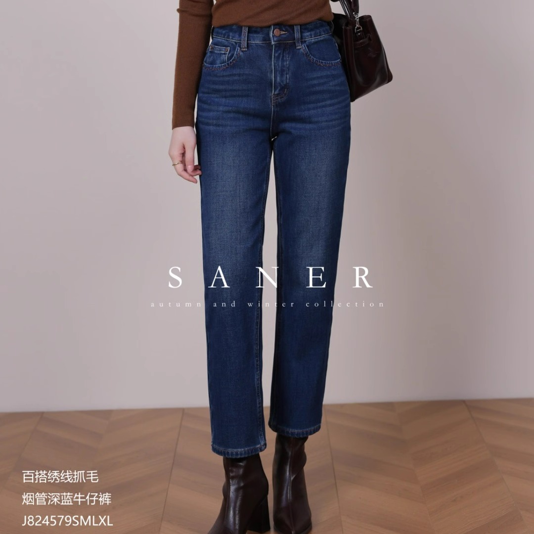 欧货2025春季新款牛仔裤