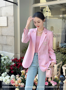 特价R牌正品早春欧洲站18514女装气质宽松西服外套