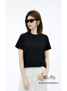FMF正品2026春夏新款S&Jayova女装46015韩版宽松休闲风T恤