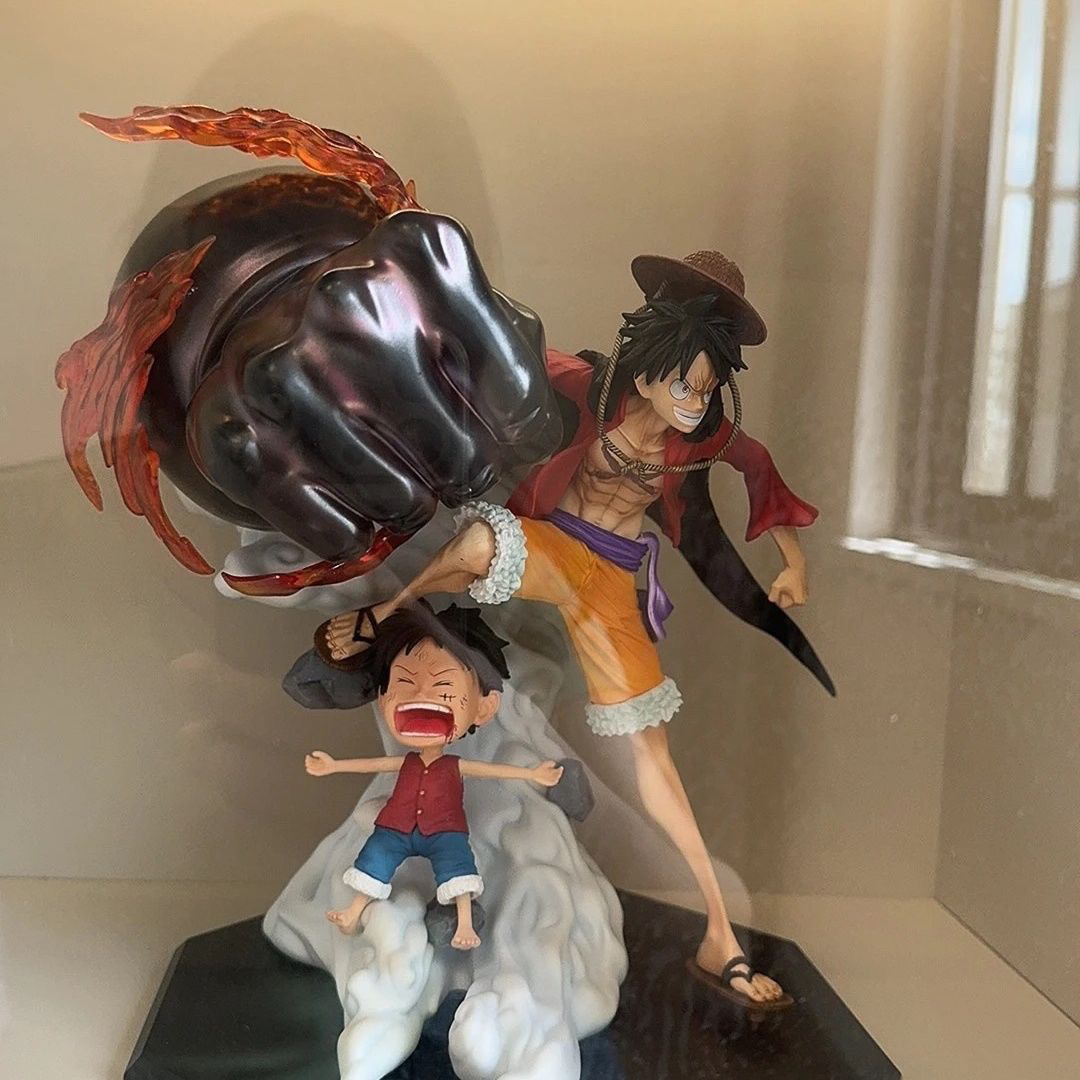 大号 海贼王 三档鬼岛路飞 大拳头 手办模型 小路飞 阎魔扛刀索隆