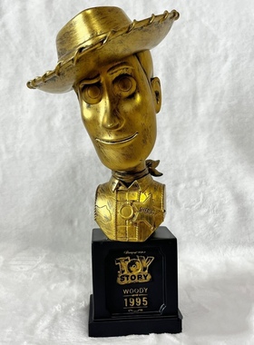 HEROCROSS正版 玩具总动员25周年半身铜像胡迪纪念版人偶手办礼物