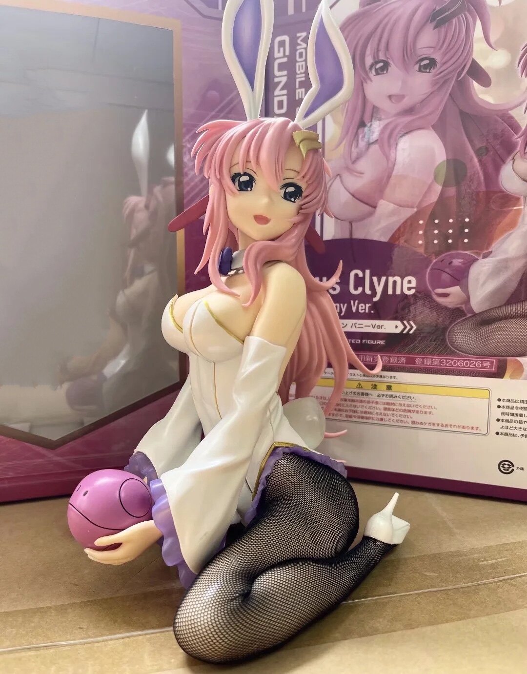 大号机动战士高达性感兔女郎拉克丝克莱因手办电视柜电脑桌面摆件