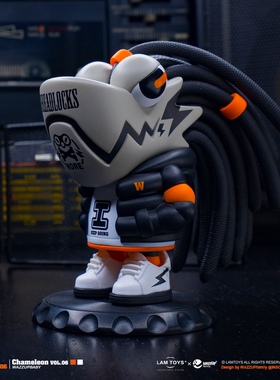 LAMTOYS变色龙6代第六梦想新大陆盲盒潮玩仔街头脏辫手办车载摆件