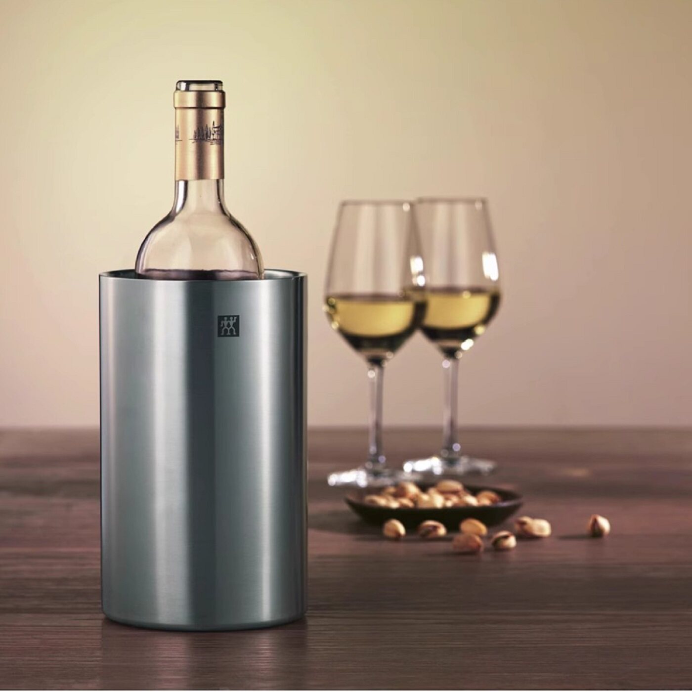 德国双立人ZWILLING不锈钢冷酒器葡萄酒香槟冰桶冷却器冰桶保温桶