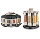 可旋转调料架密封罐调料瓶厨房储物罐套装 美国进口 KitchenArt