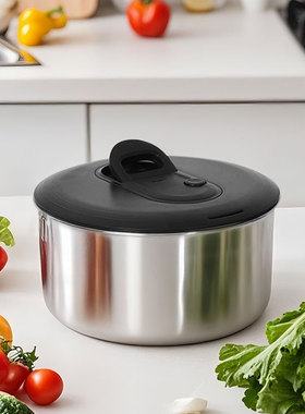 ZYLISS蔬菜脱水器沙拉甩水甩干机家用果蔬沥水菜篮厨房洗菜神器