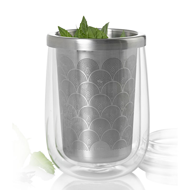 Adhoc双层耐热玻璃茶杯水杯