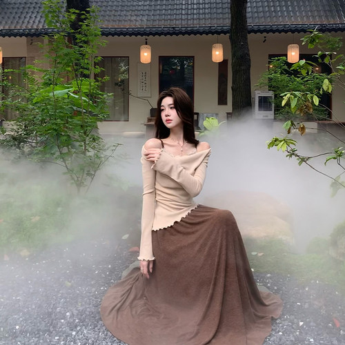 木子李的李早秋森系套装