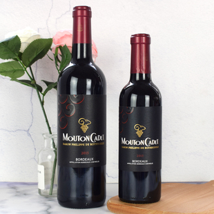 2015法国原瓶进口波尔多AOC木桐嘉棣干红混酿葡萄酒750ml瓶装 红酒