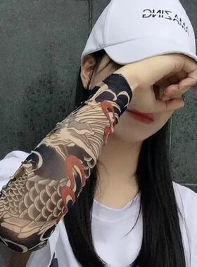 纹身袖套男士花臂防晒刺