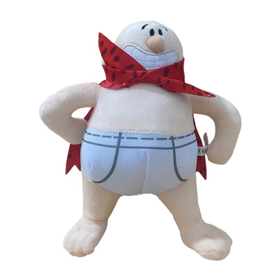 绘本Captain Underpants 内裤超人队长历险记漫画玩偶毛绒玩具