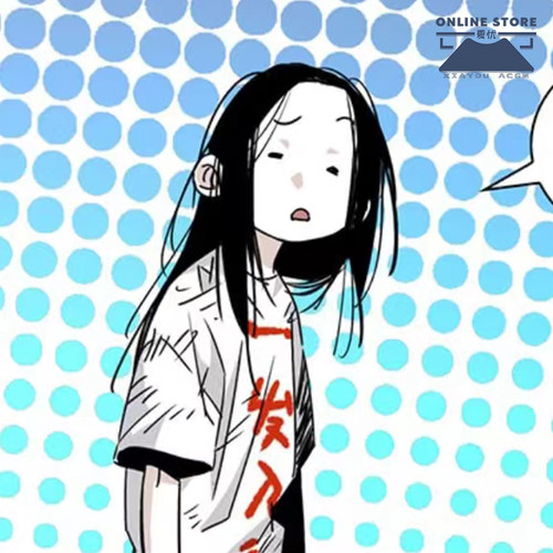 一人之下同款短袖T恤文字印花潮