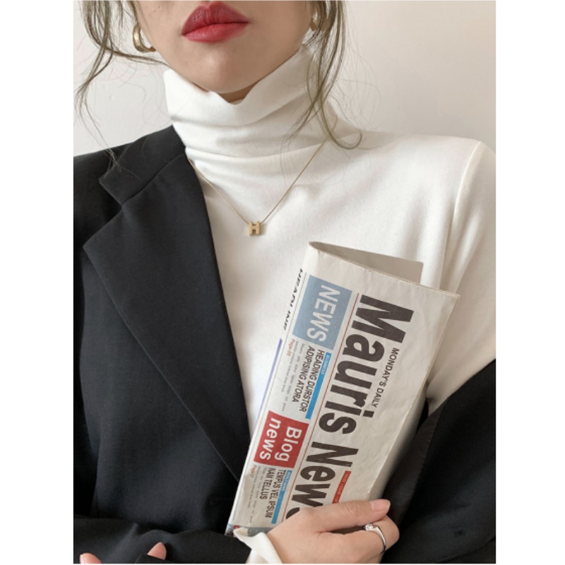 高领打底衫内搭女春秋冬季长袖